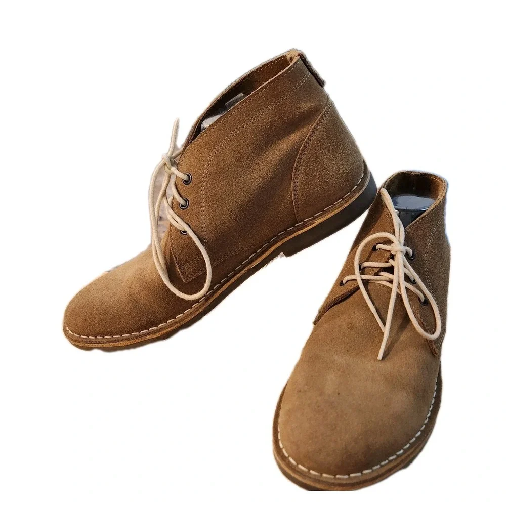 Men's Crown Vintage Chukka Boots Size‎ 9 - Tan Tabacco Suede